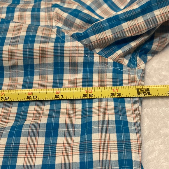 JAMES TATTERSALL Button Down Size XL Long Sleeve Plaid Shirt - Picture 6 of 8